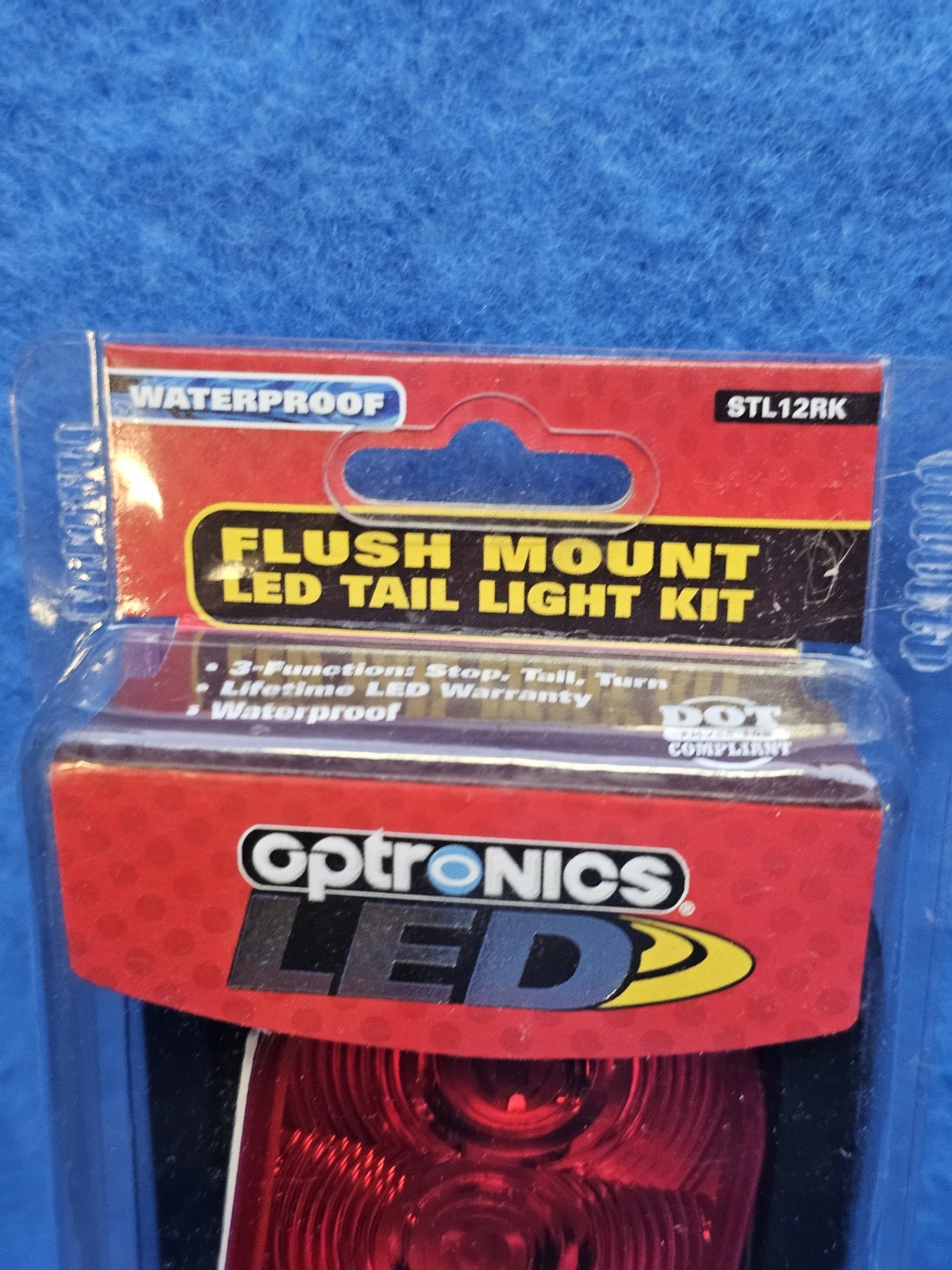 Optronics STL12RK 6″ Red Oval Flush Mount LED Tail Light 6-led NEW