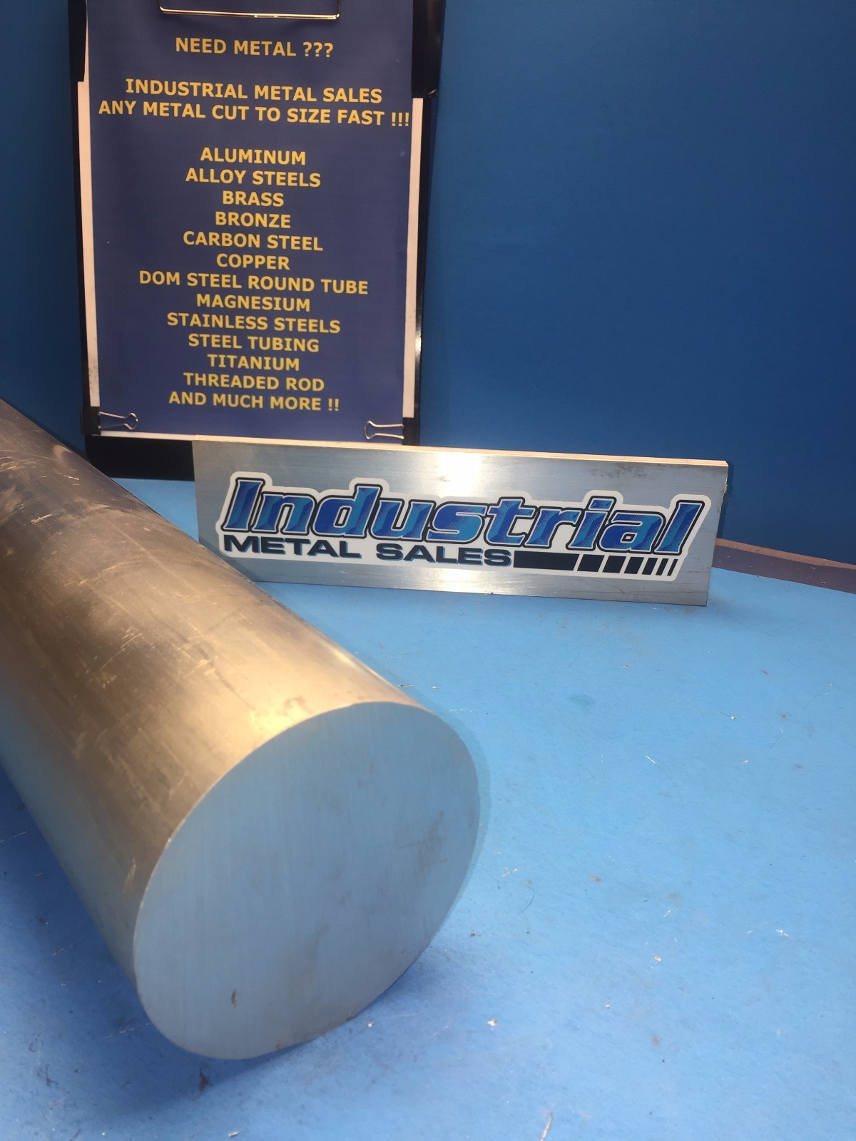 6061 T6511 Aluminum Round Bar 4″Dia x 10″ Long– 4″ Diameter 6061 LATHE STOCK