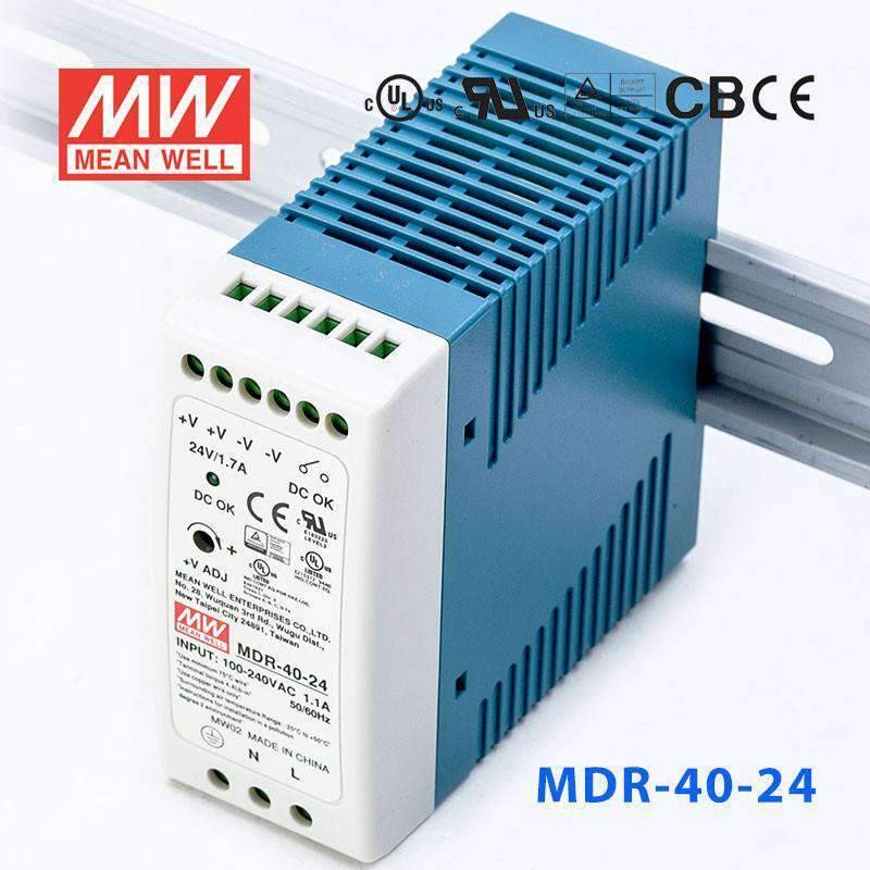 MEAN WELL MDR-40-24 Power Supply – USA Stock