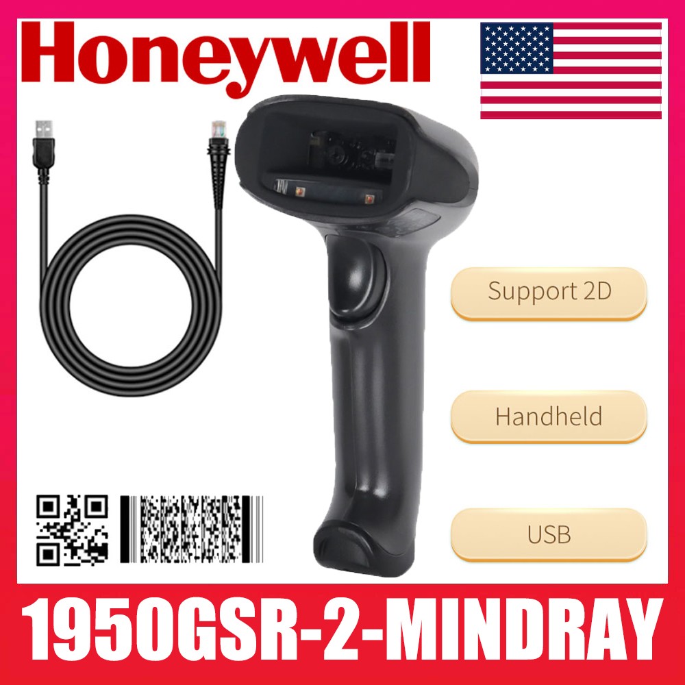 Honeywell Xenon 1950GSR-2-Mindray 1D 2D Image Reader Barcode Scanner USB Cable