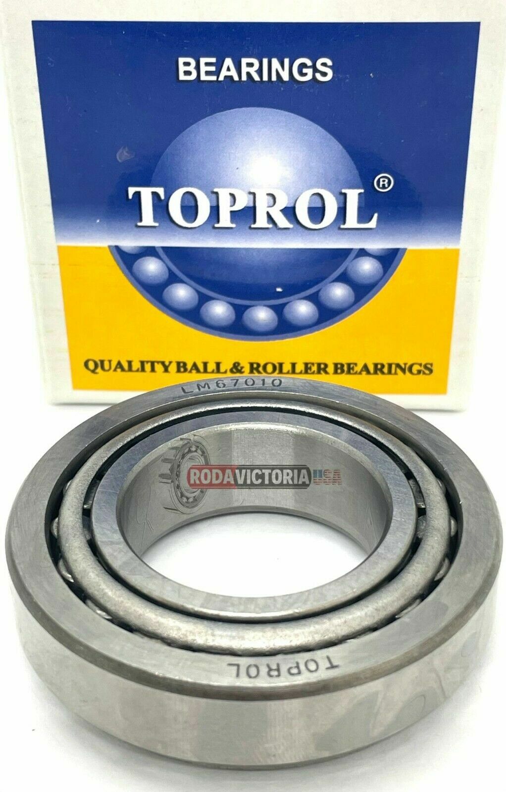 TOPROL LM67048/LM67010 TAPERED ROLLER BEARING 1.25″x2.32″