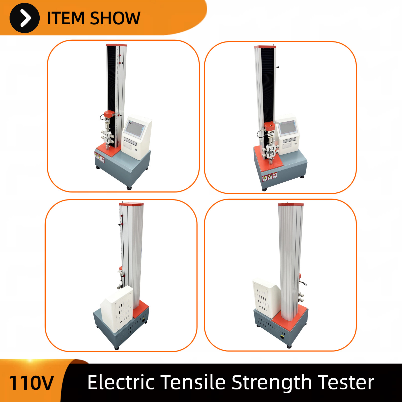 110V Tensile Strength Tester 2000N with Printing Funtion Universal Tester