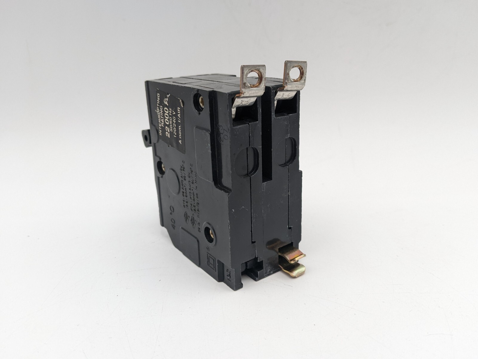 Square D QOB230VH Bolt-On Circuit Breaker 30A 240V 22kA 2P 1PH QOB Used 30 AMP