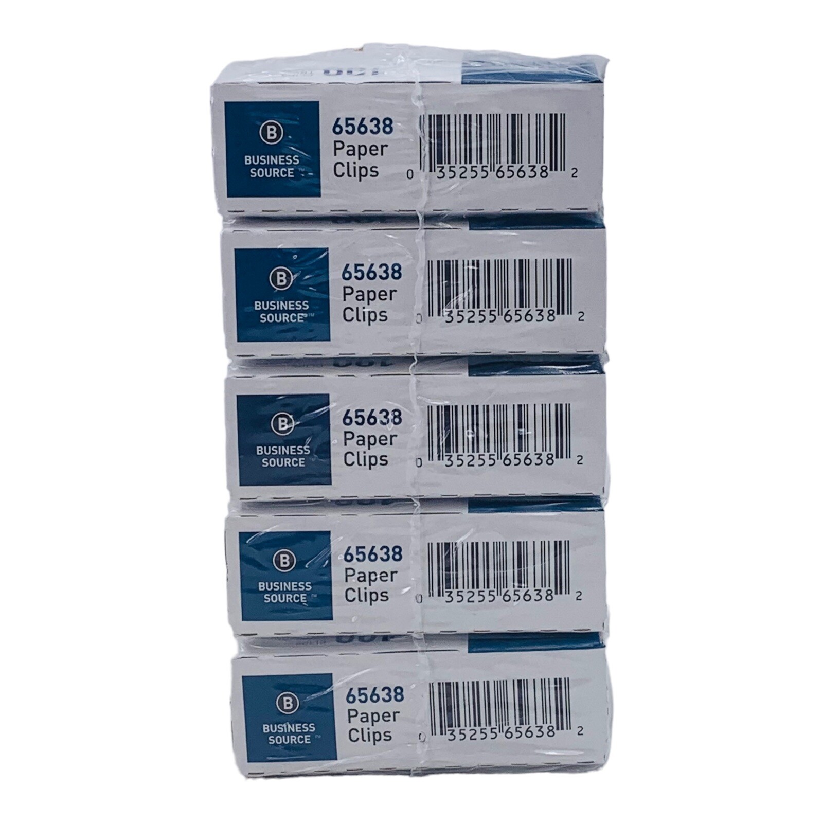 20 Boxes Regular Paper Clips Size 1, 100 Steel Paper Clips Per Box