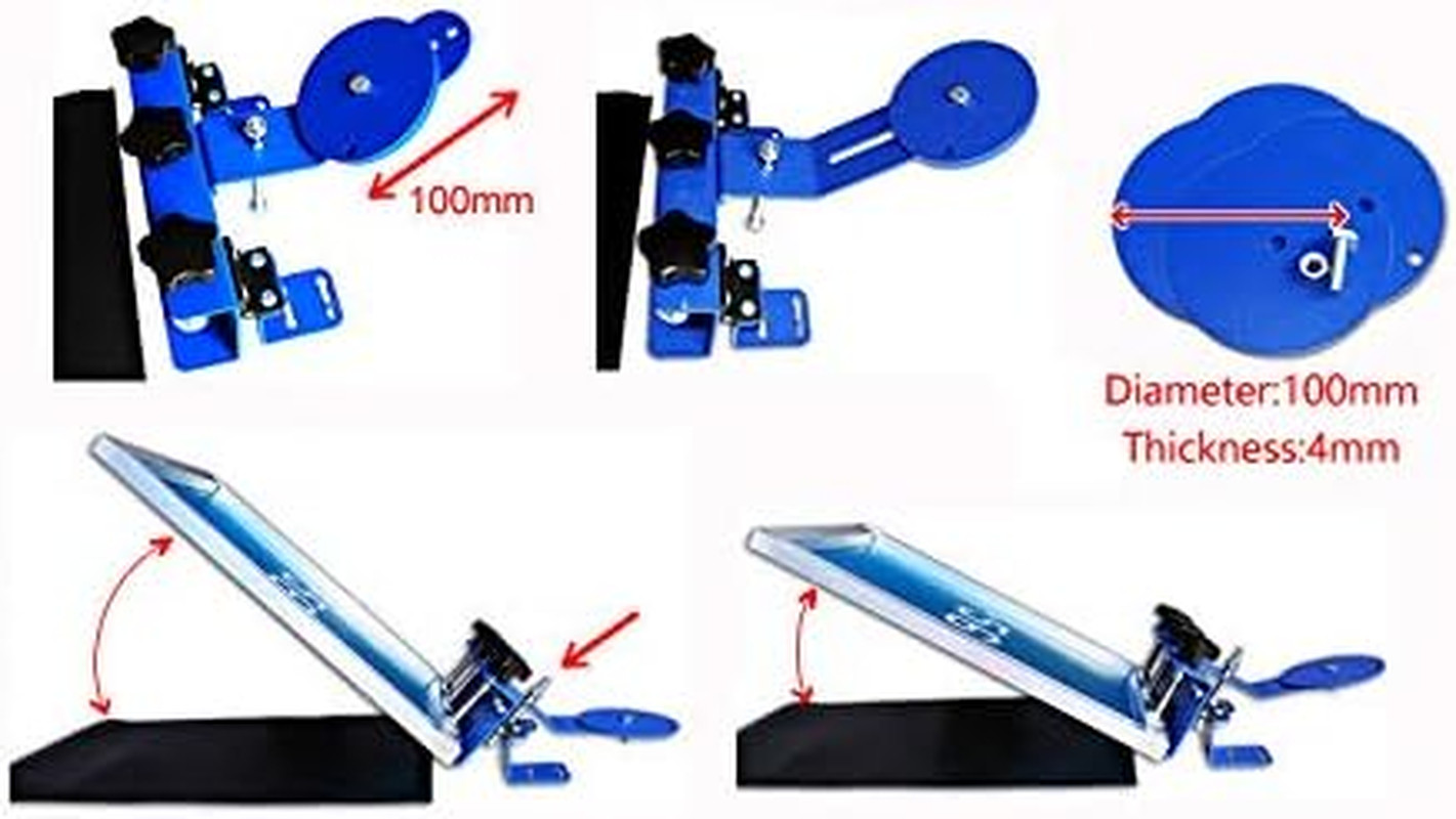 Silk Screen Printing Hinge Clamp for Hobby Printers – 20×2.4 Inches