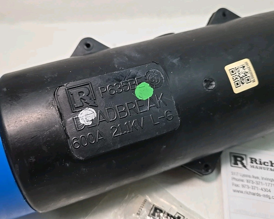 Richards P635BE 35 kV Class 600 Amp Deadbreak Bushing Extender – NEW
