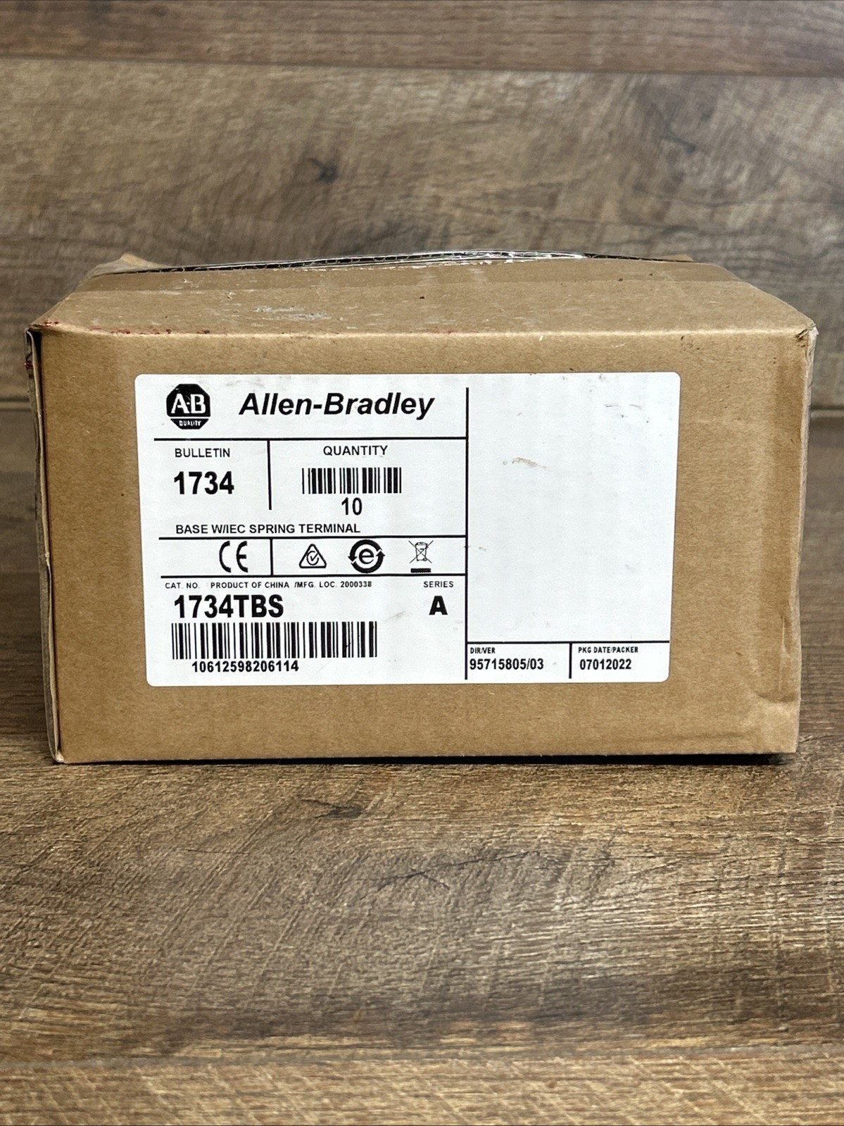 Allen Bradley 1734-TBS POINT I/O Module Terminal Base-Sealed Box OF 10