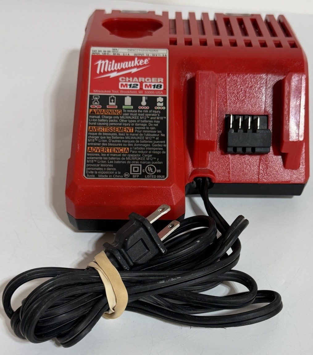Milwaukee Genuine M18 M12 volt Lithium Charger 48-59-1812