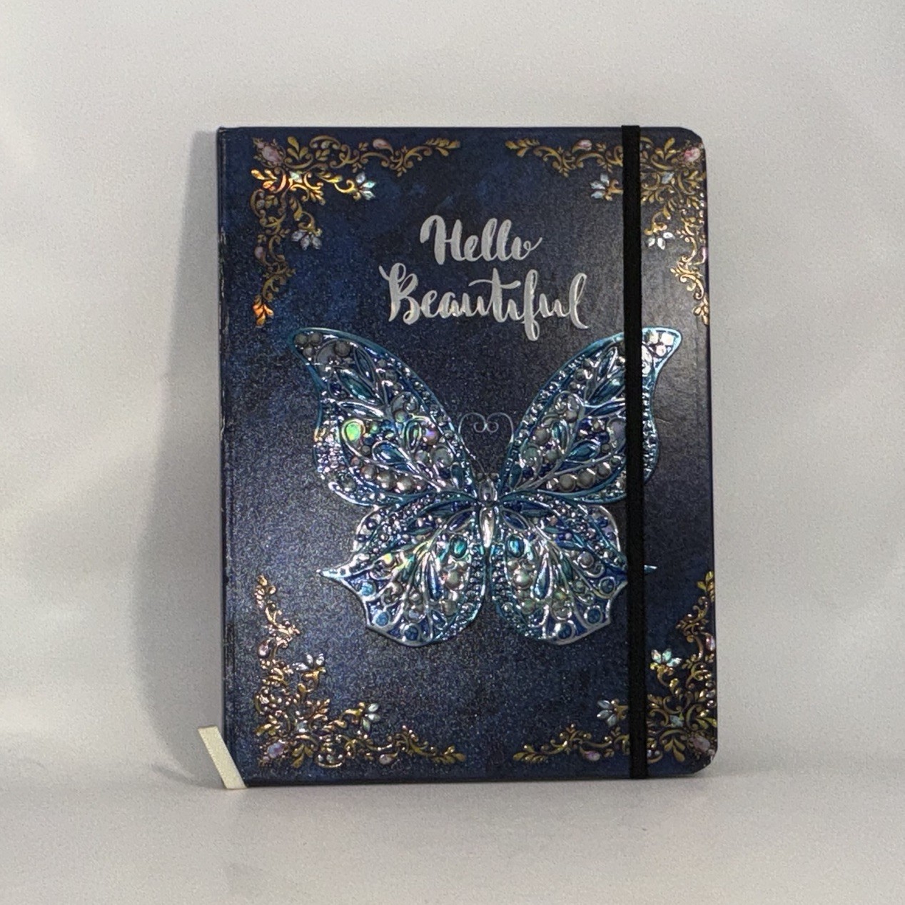 Journal With Bookmark Hello beautiful Butterfly Journal Some Wear On Spine