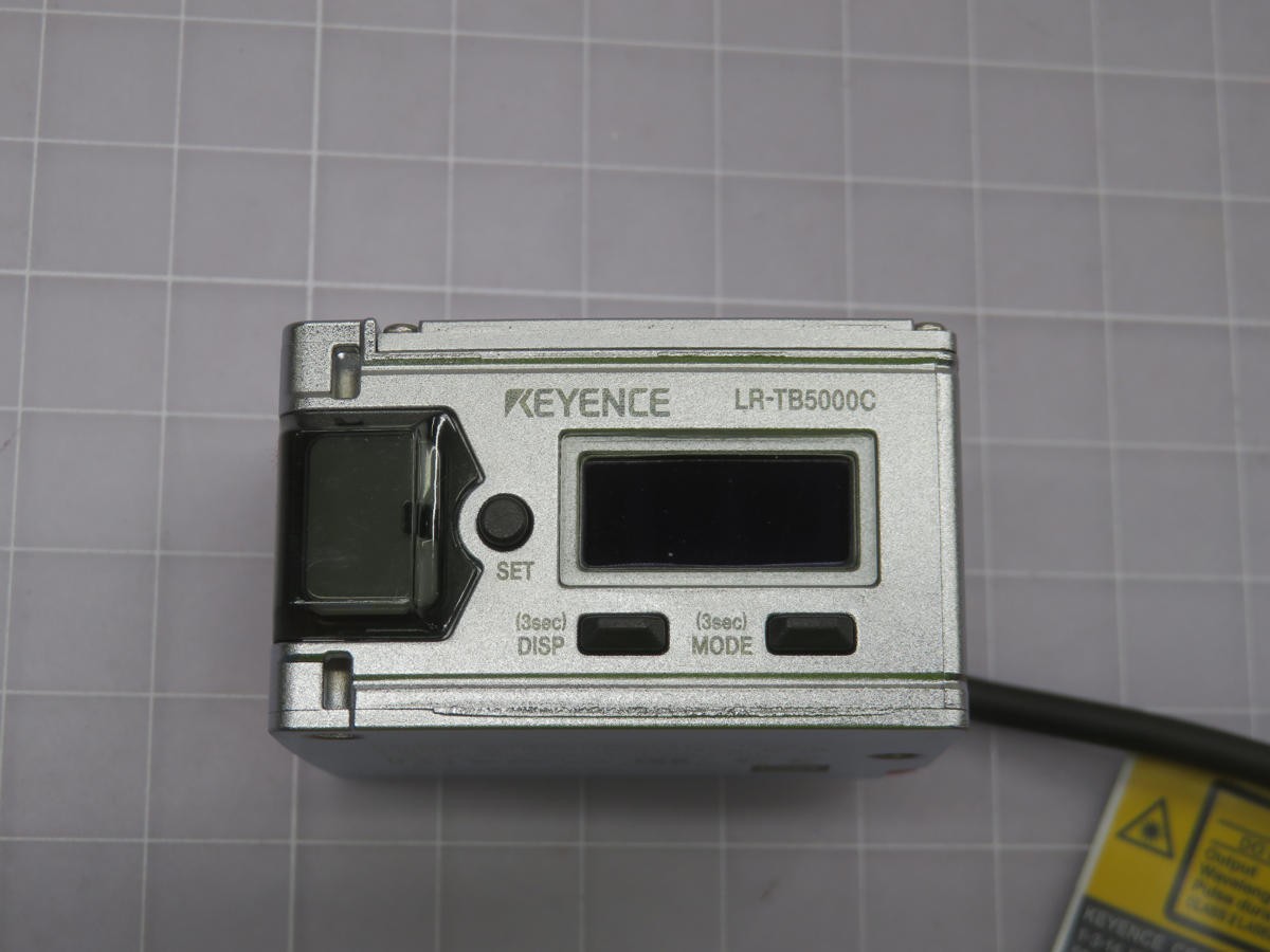 KEYENCE LR-TB5000C LASER SENSOR W/ M12 CONNECTOR T225078