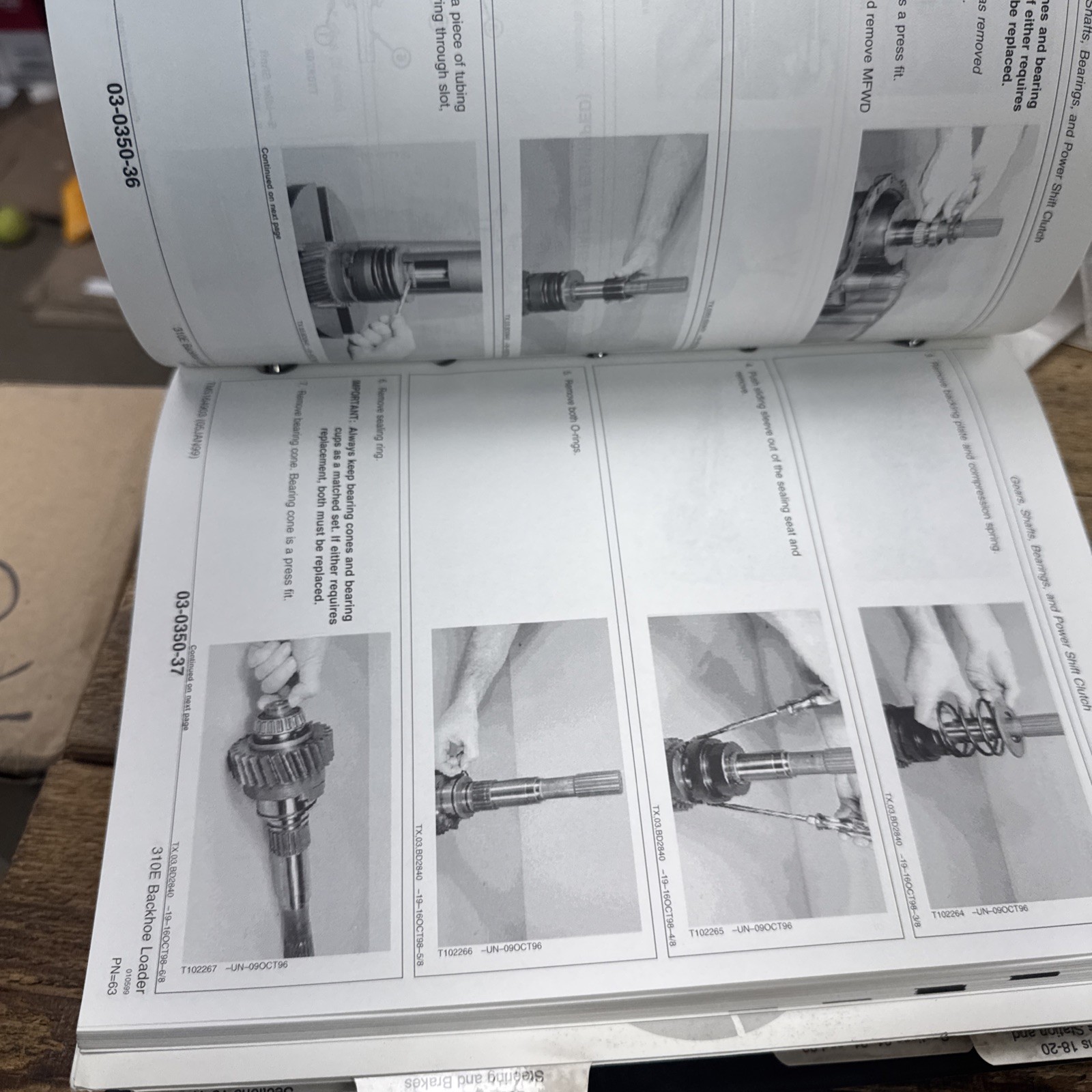 John Deere 310E Backhoe Ldr Technical Service Manual – TMS164903 Engine/Trans