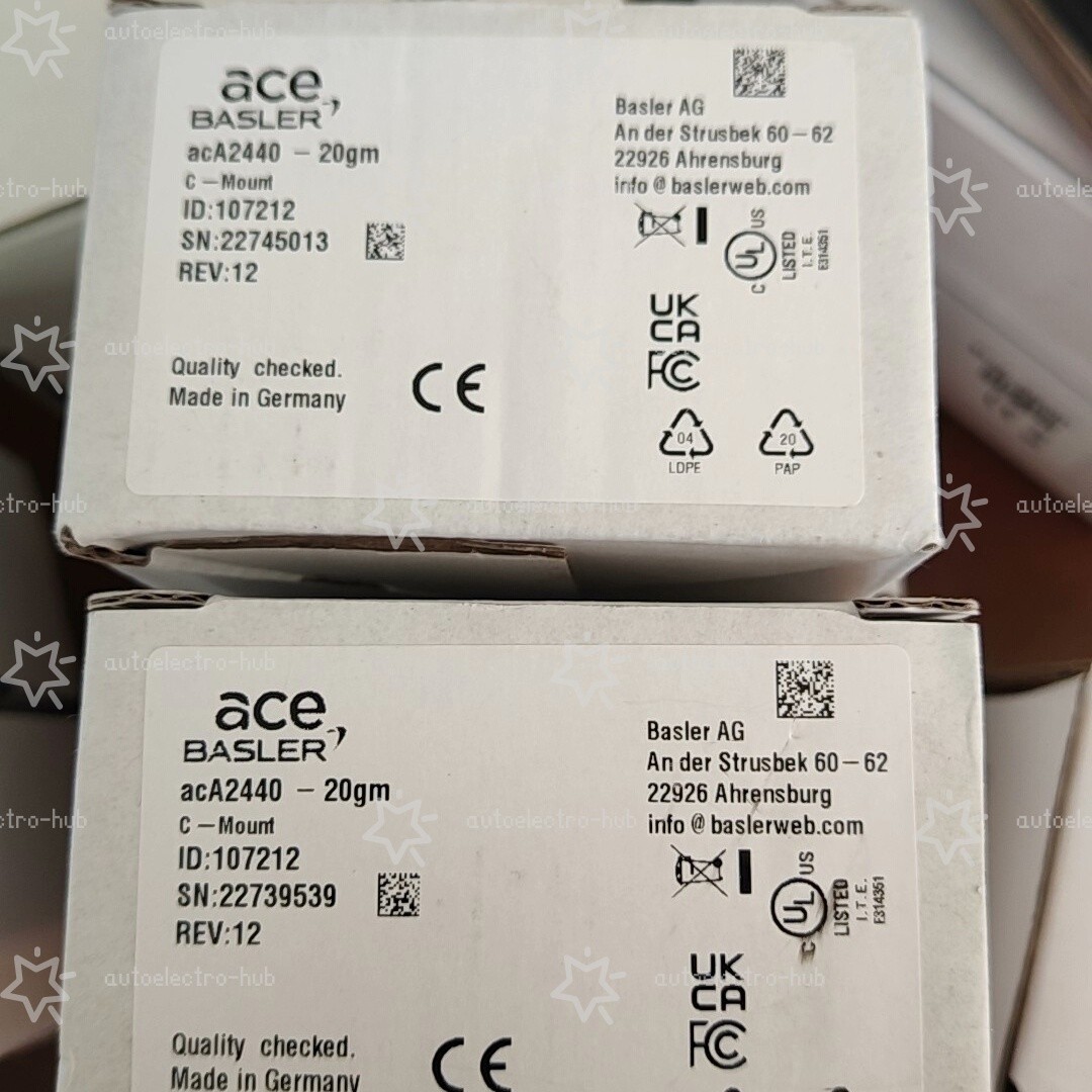1PCS acA2440-20gm Industrial Camera Basler 1 years warranty via DHL or FedEx