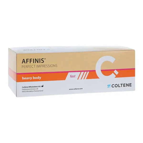 Coltene Dental Affinis VPS Impression Material Heavy Body Fast Set 75mL 2PK 6620