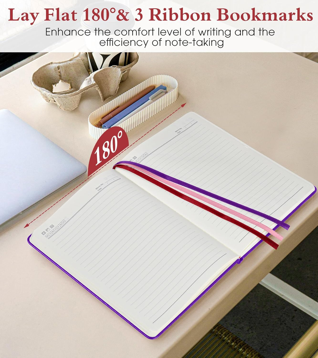 Lined Journal Notebook for Women Men, 160 Pages, A5 Hardcover Vintage Leather Jo