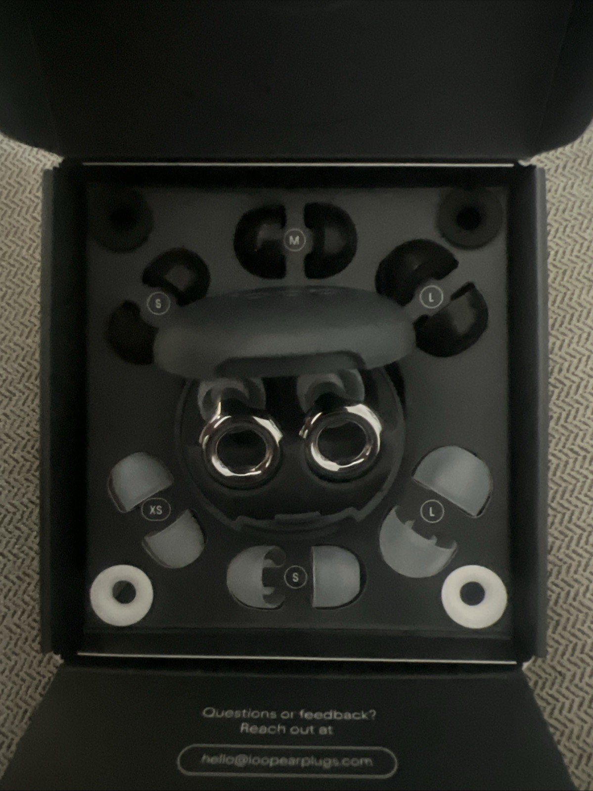 Loop Ear Plugs (Experience 2 Plus) 12 l 15 NRR – Silver – New Open Box