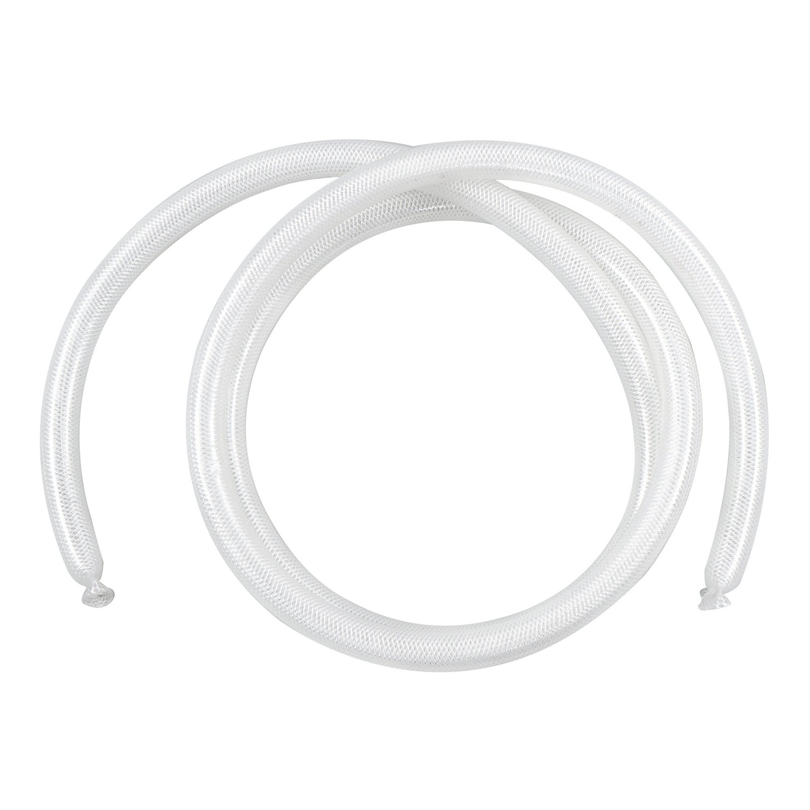 1″ ID x 1 1/4″ OD 10 Ft PVC Tube Braided Reinforced Tubing Flexible Hose Pipe