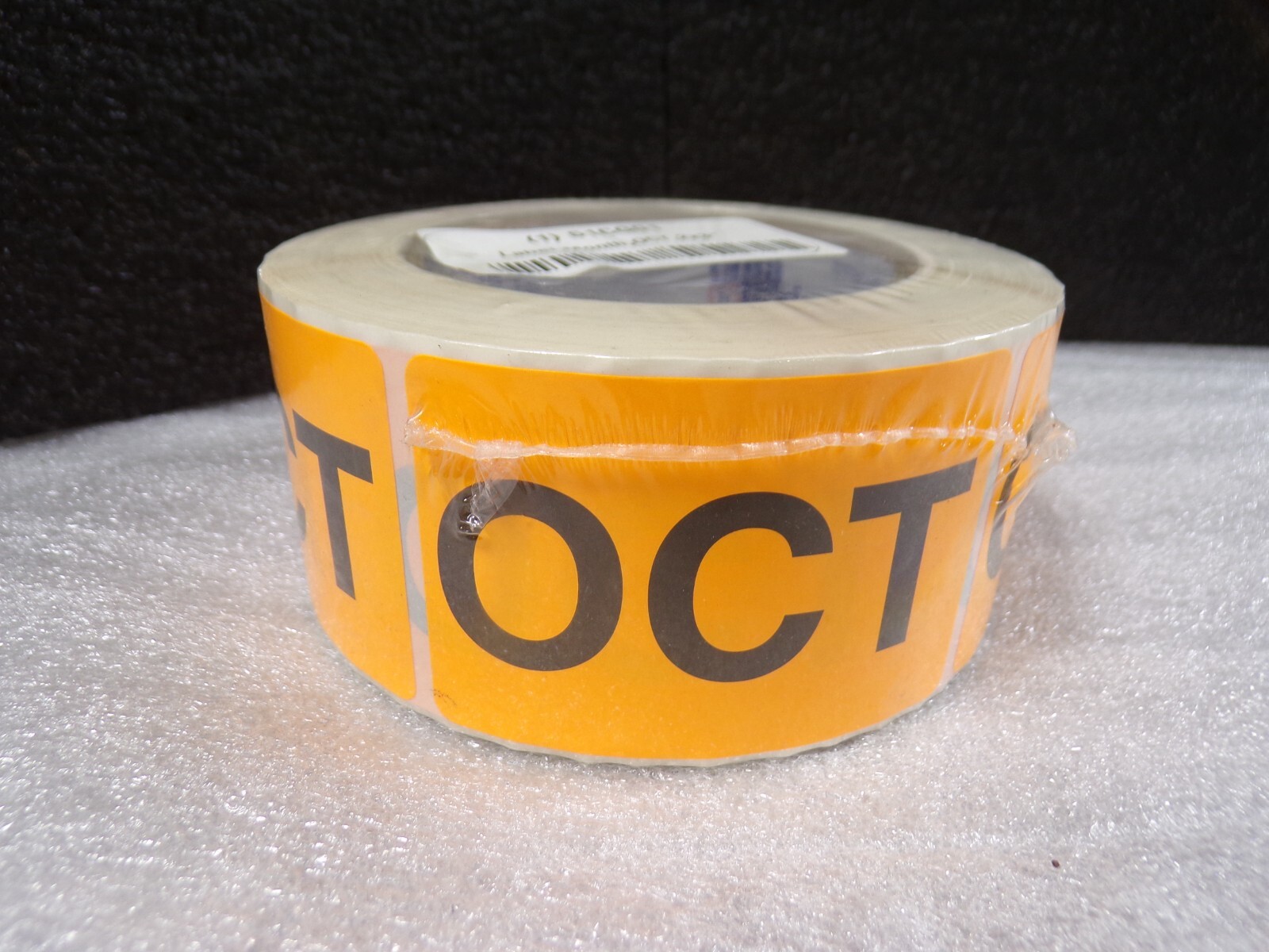 Tape Logic Months of the Year Labels, «OCT», 2″ x 3″, Orange, 500/Roll (G)
