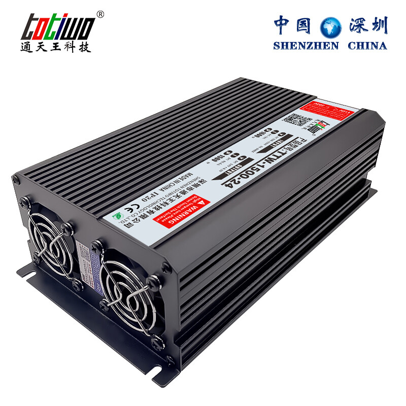 1500W DC 15/20/30/40 Volt 100/75/50/38 Amp LED SMPS Switching Power Supply Black