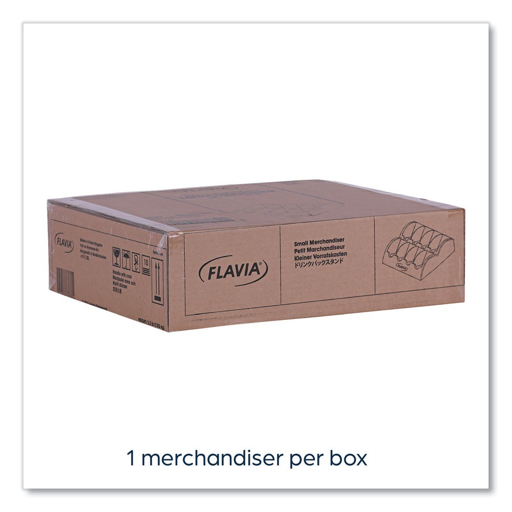 FLAVIA 25200000 13.6 in. x 13 in. x 4.4 in. 8-Compartment Small Merchandiser New