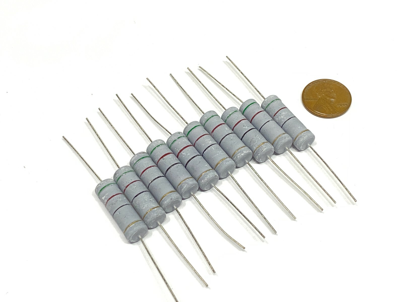 10 Pack 1.8ohm 1R8 Metal Oxide Film Resistor 5W 5 Watt ±5% Tolerance 10x G32