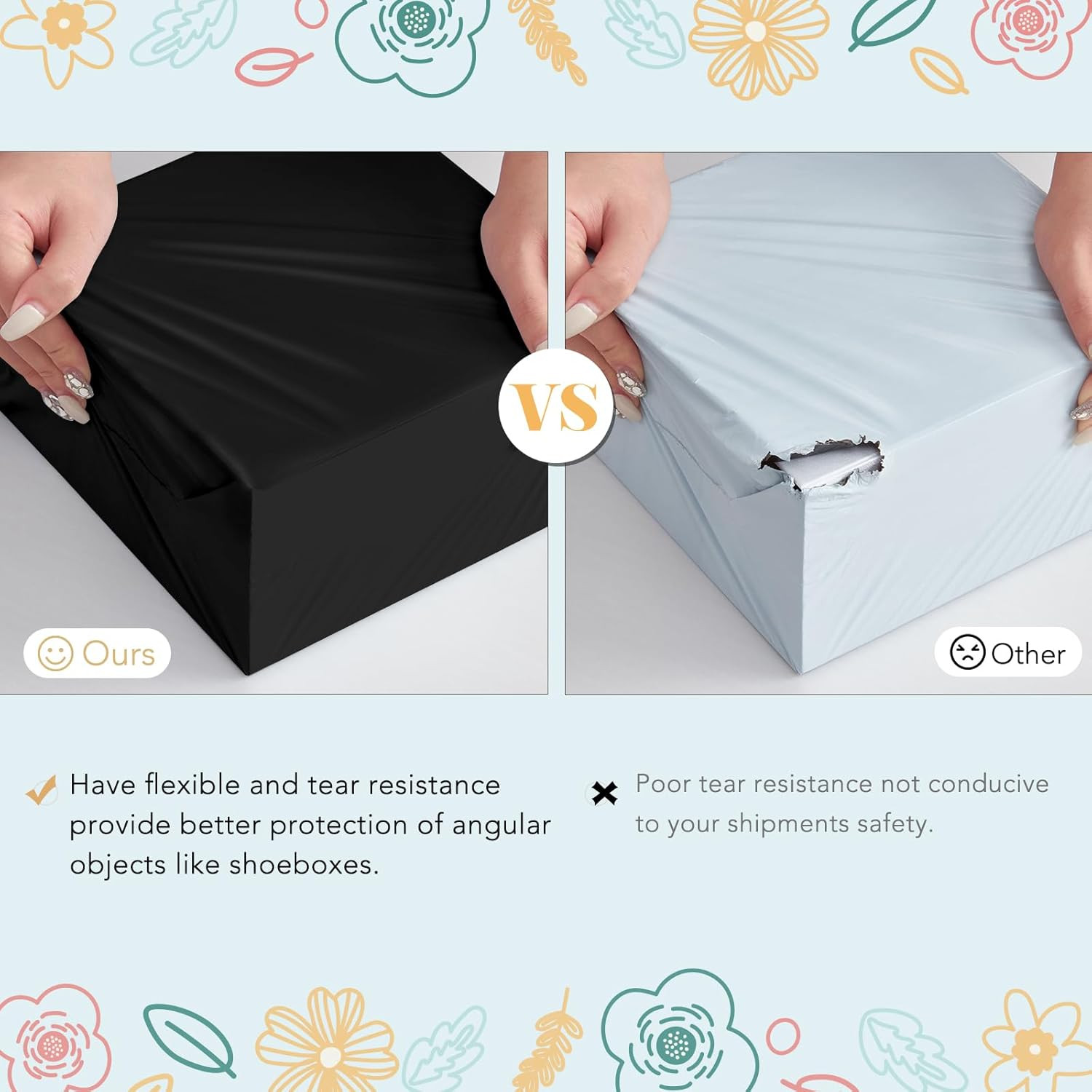 19X24 Inch 50 Pack Large Shipping Poly Envelopes Mailers,Self Adhesive Shipping