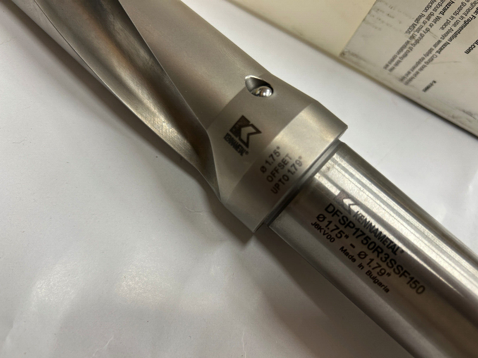 Kennametal 5691810 DFSP1750R3SSF150 Indexable Drill DFSP RH DIA=1.750 IN 3xD