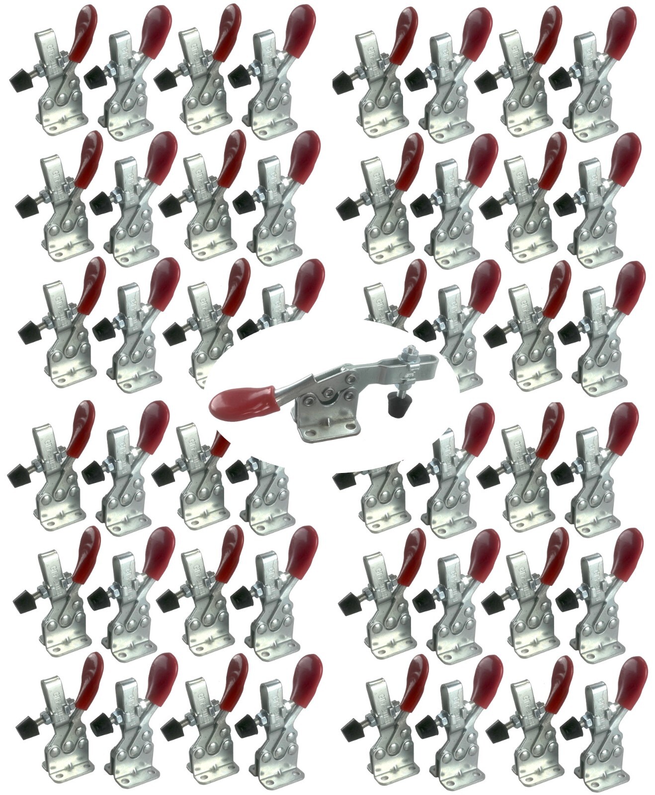48-Pack Quick Release TOGGLE CLAMPS Stainless Steel 220 lb Capacity GTY-201-B