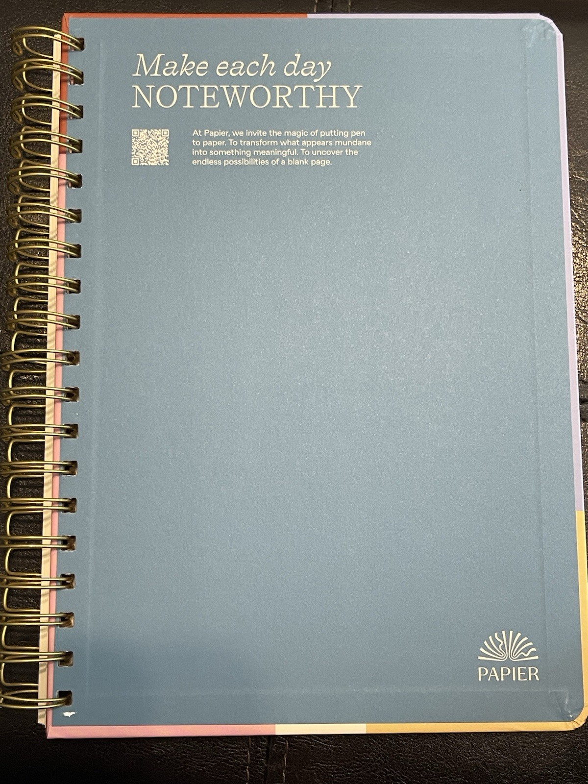 Papier Productivity Planner Spiral Bound Undated Hardcover 7″x10″ 12 Weeks 1unit
