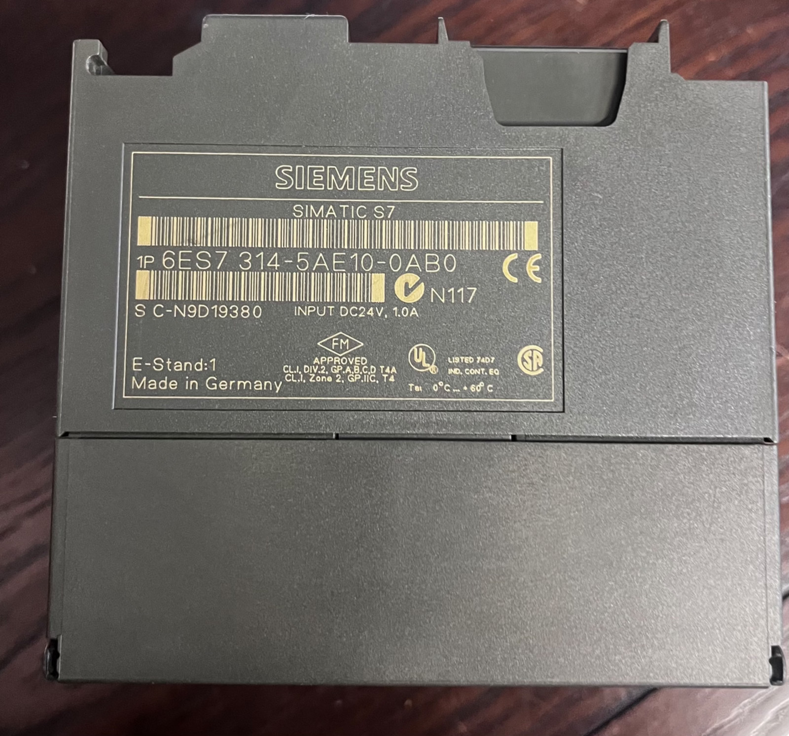 Siemens SIMATIC S7‑300 CPU 314 IFM PLC 16DI/16DO + 4AI & 1AO MPI Industrial PLC