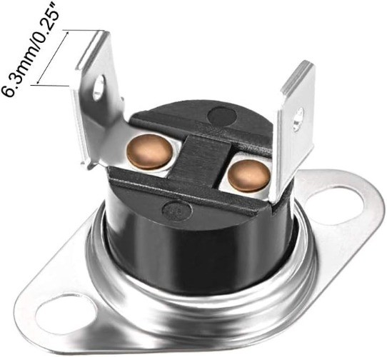 KSD301 85C 185F Thermostat 10A NC Adjustable Snap Disc Temp Number of Items: 2