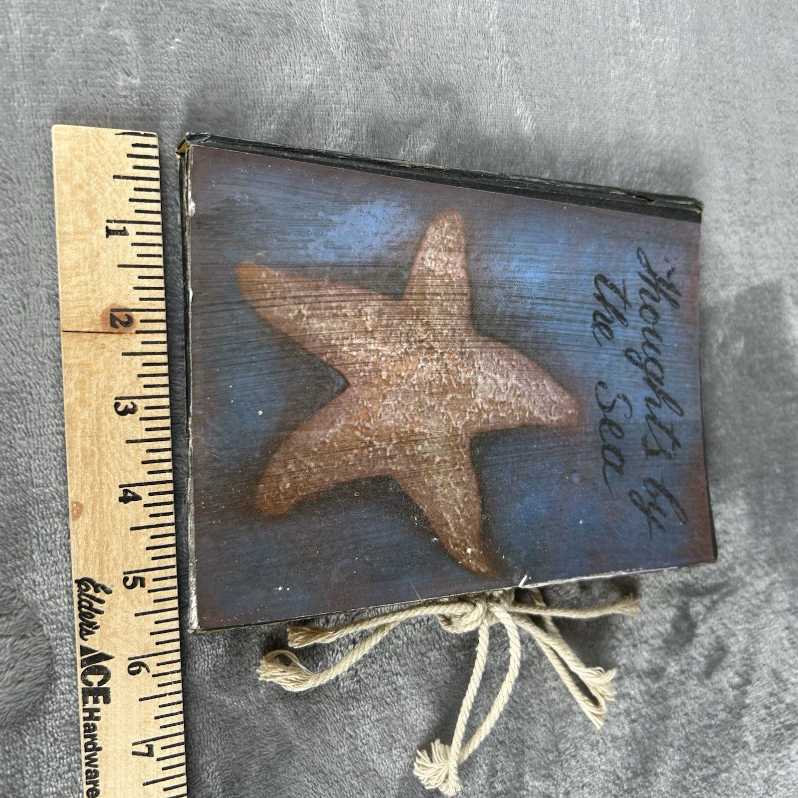 Handmade Journal Rustic Style “Thoughts By The Sea” Decortive Blank Book Beach