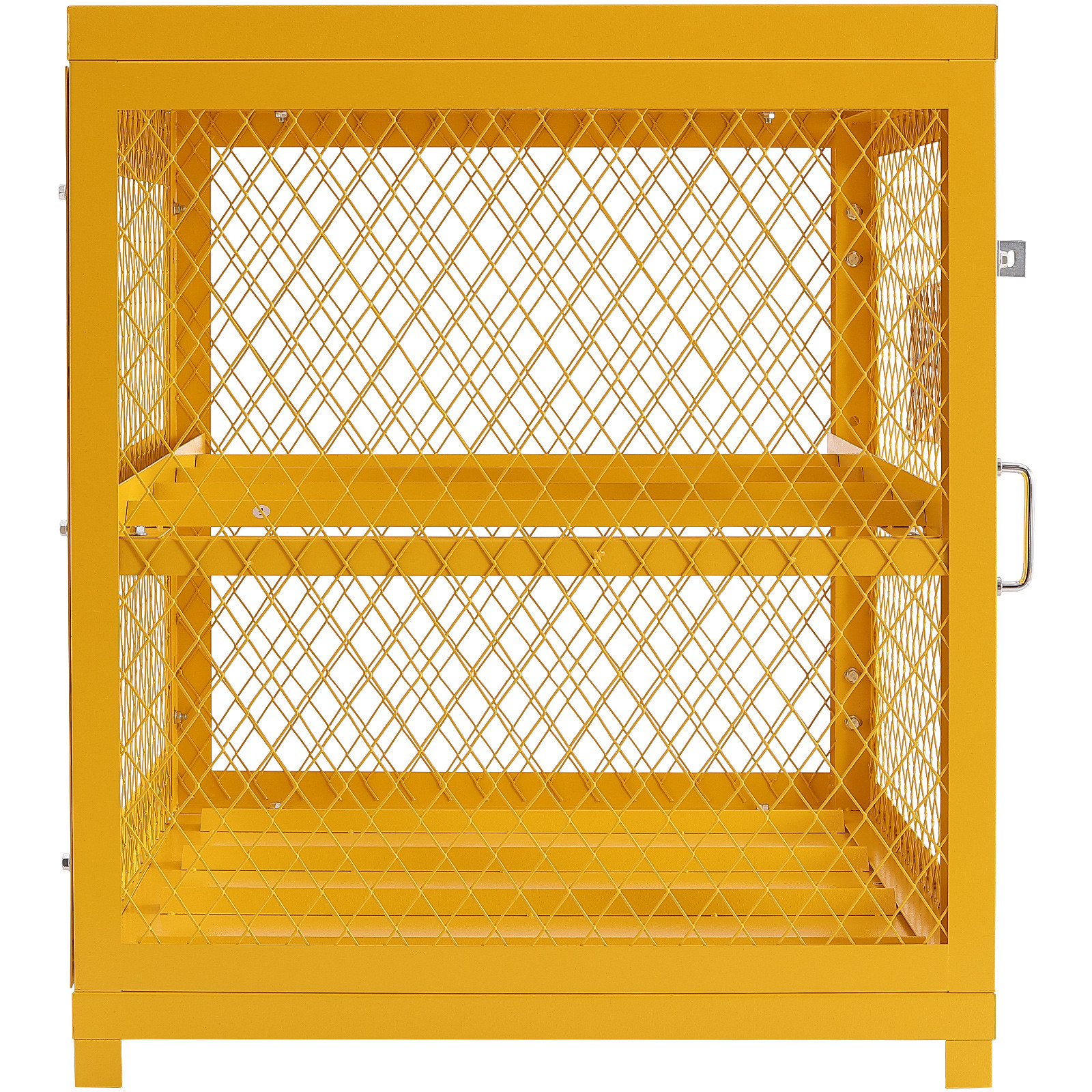 VEVOR Horizontal Cylinder Storage Cabinet 4x33lb Capacity Propane Storage Cage
