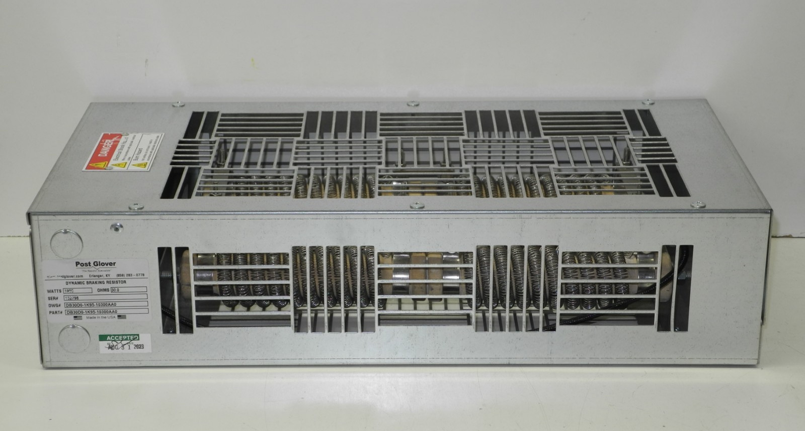 New Post Glover DB30D0-1K95-10300AA0 Dynamic Braking Resistor for Allen Bradley