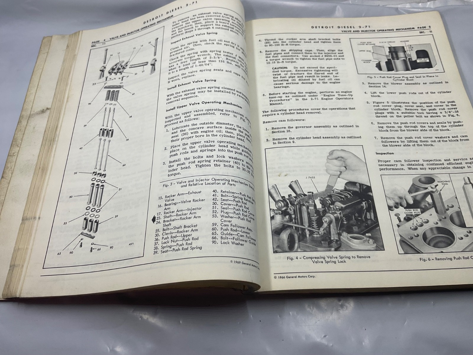 Detroit Diesel 2-71 Engine Maintenance Overhaul Manual 1969 6SE-109