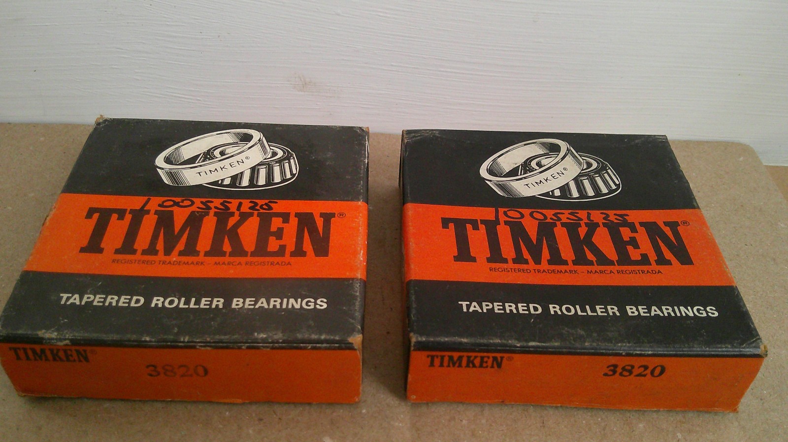 NEW TIMKEN 3820 CUP, TAPERED ROLLER BEARING, 2PC’S LOT.