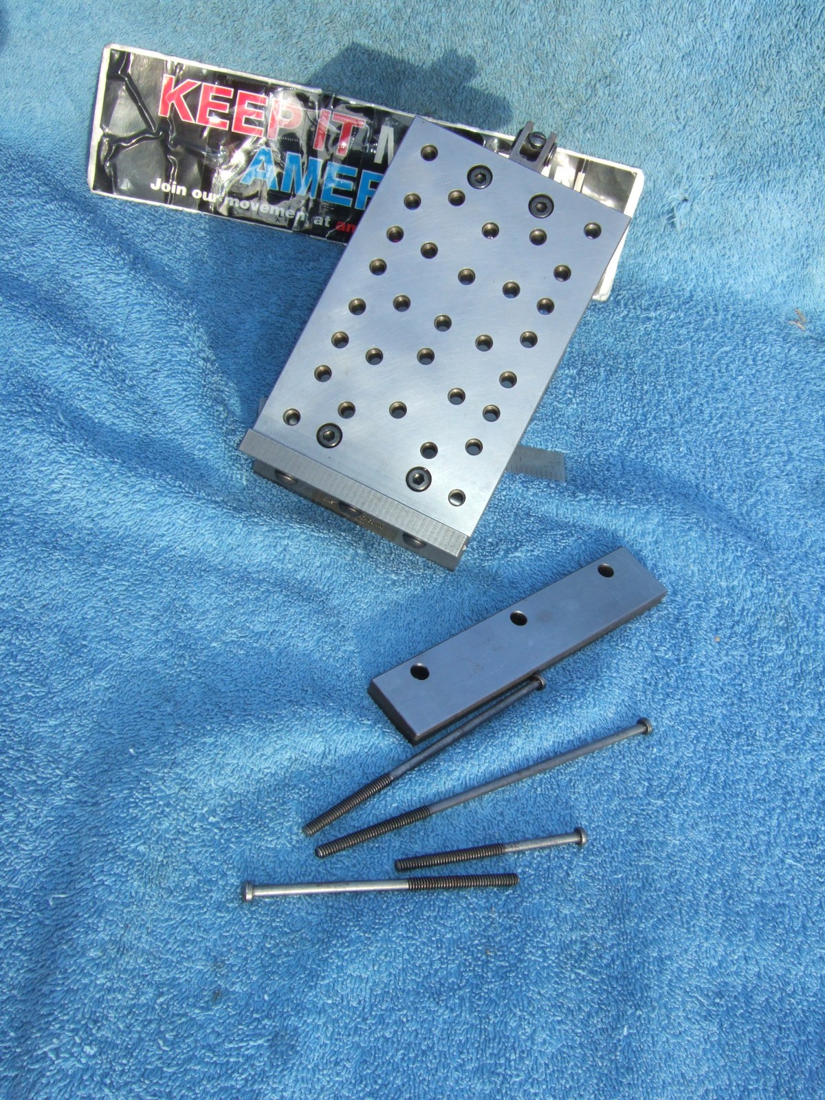 HERMANN SCHMIDT PNM4X6 Single Angle Adjustable Sine Plate Used $1150 WHEN NEW Q2