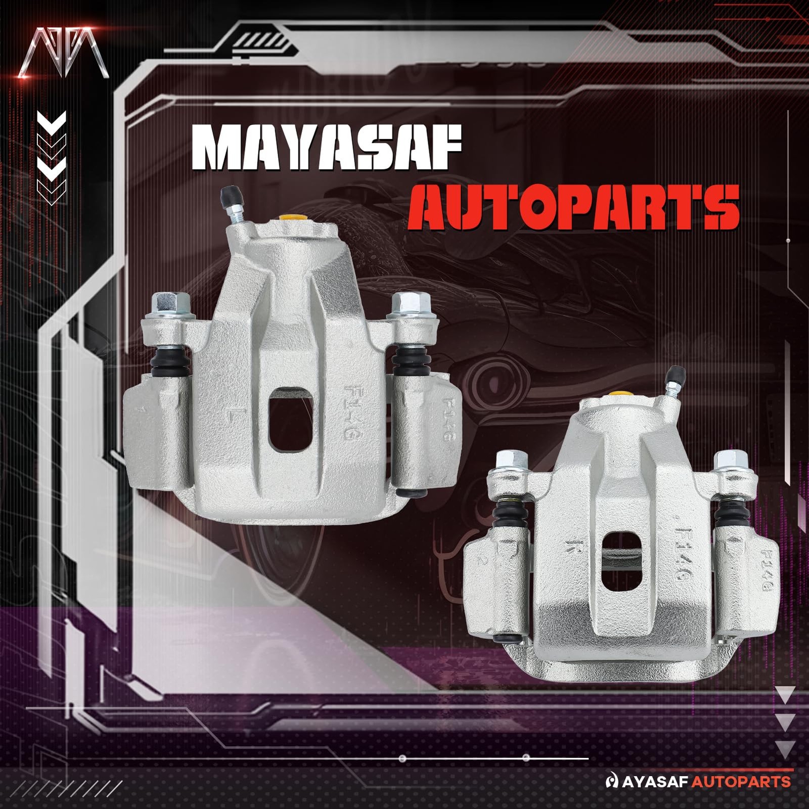 Mayasaf 19B327619B3277 Rear Disc Brake Caliper Leftright Caliper W/O Pads Fit