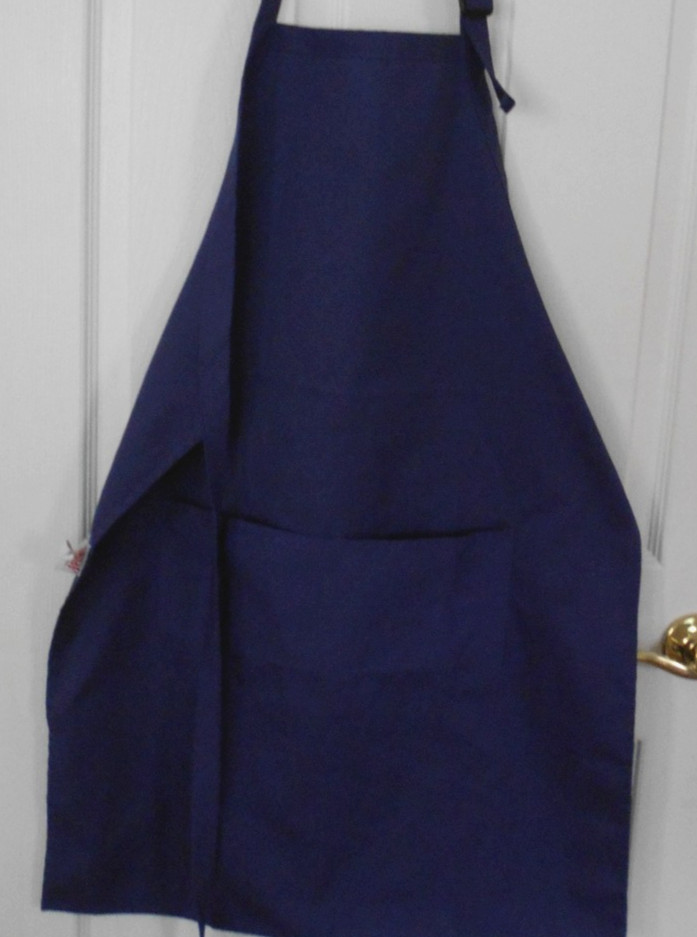 KITCHEN CHEF BIB APRON FOOD SERVICE BUTCHER RESTAURANT W/ TWO POCKET PANEL ~ NEW