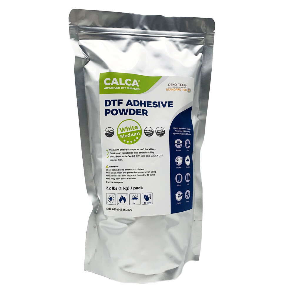 1KG 2.2lbs White TPU DTF Powder Digital Transfer Hot Melt Adhesive Powder USA