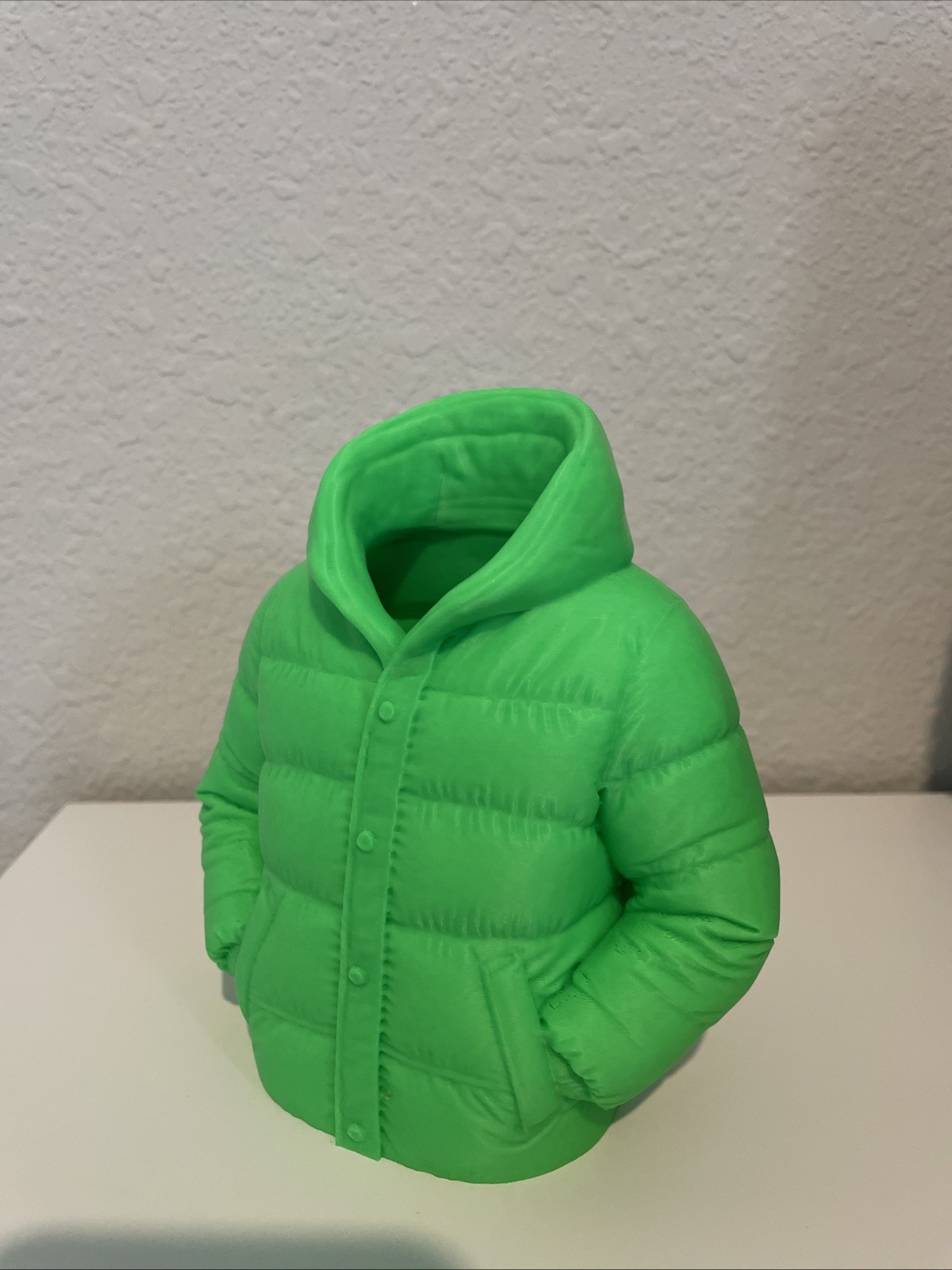 Pen stand, comb, pencil stand, brush stand, green, jacket