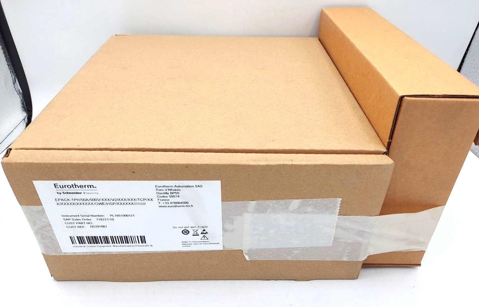 EUROTHERM EPACK-1PH /50A/500V/XXX/V2 POWER CONTROLLER Schneider *NEW AND SEALED*
