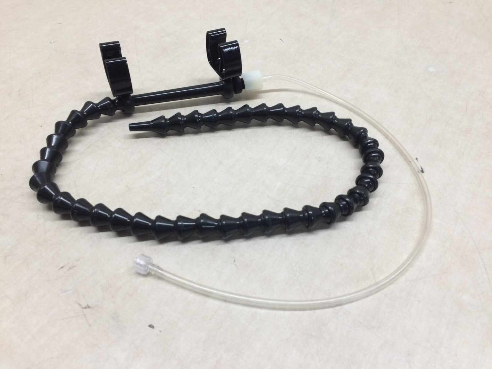 Loc-Line 1/4″ Hose Nozzle Flex Fittings Clamp Adapter Black Flex length 23″