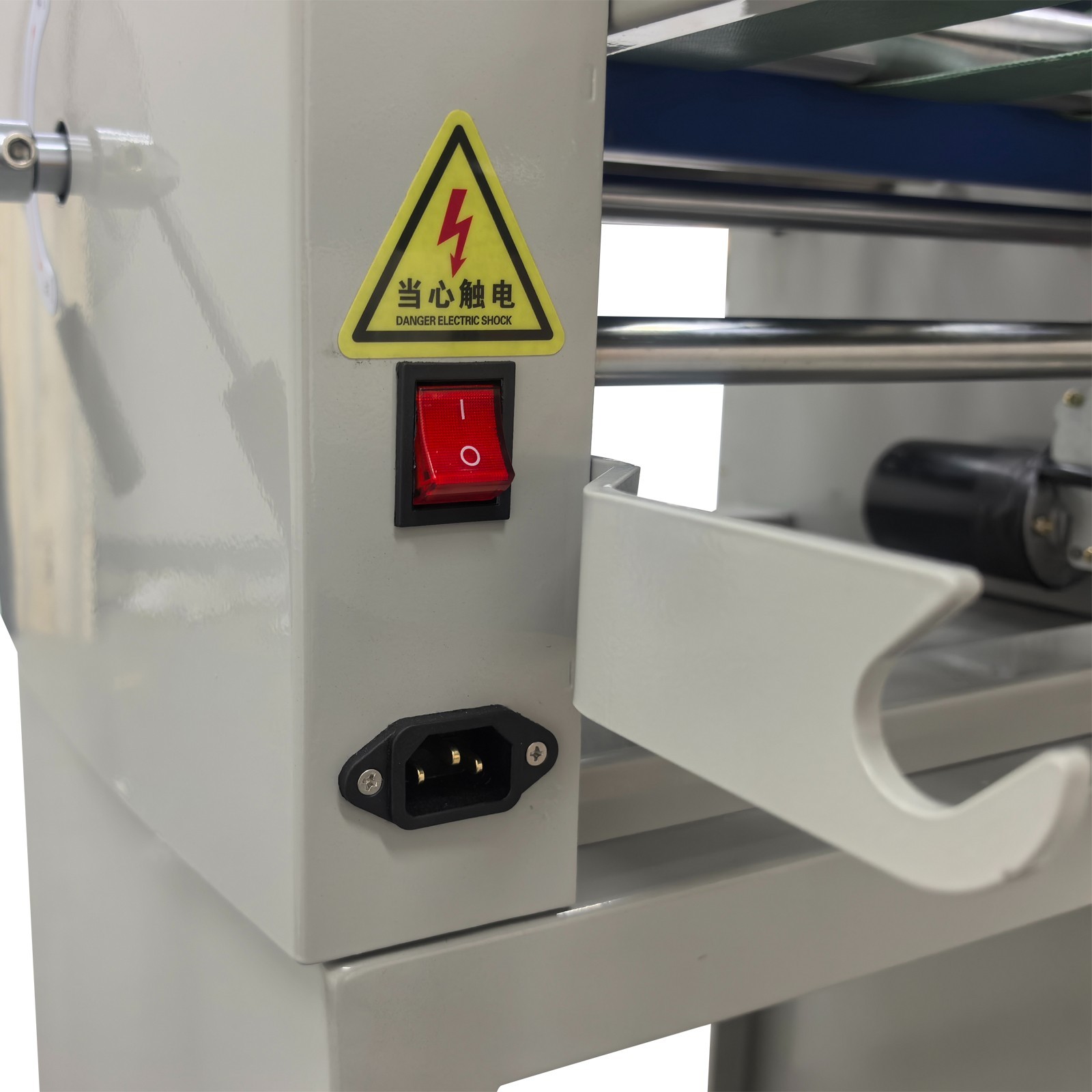 110V 32CM/12.6″ Vertical Roll Laminator Machine with Conveyor Belt, Cold Hot Ste