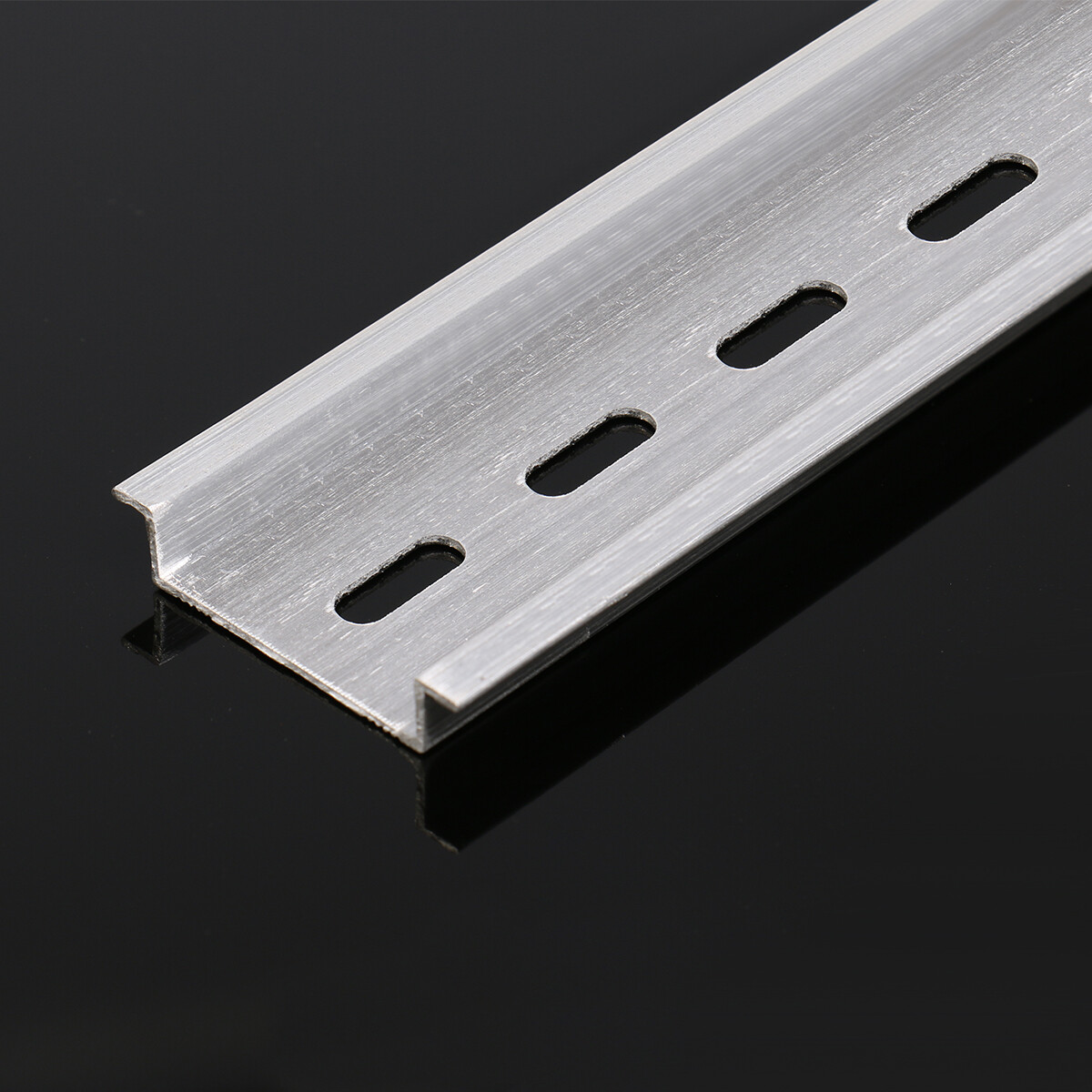 GEYA 35mm Width Din Rail 10cm 15cm 20cm 30cm Aluminum Alloy Slotted Rail Length