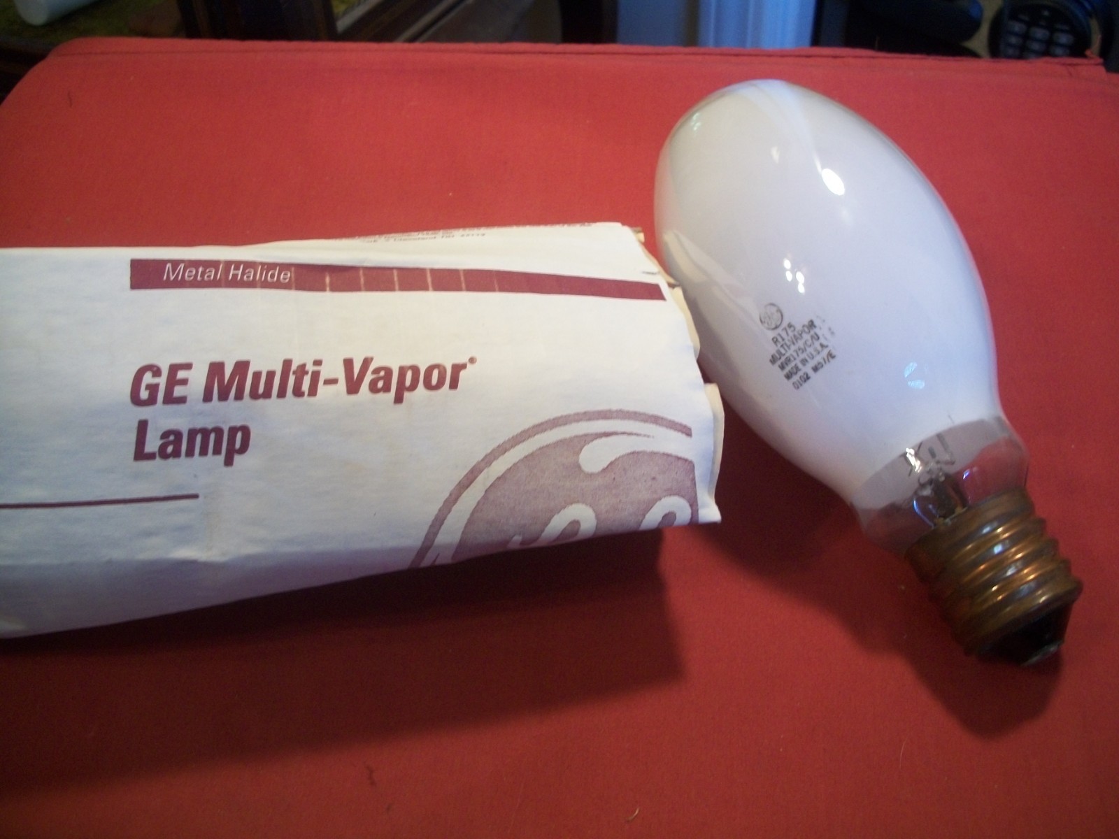 GE Multi-Vapor Lamp R175 MVR175/C/U, 175 Watt