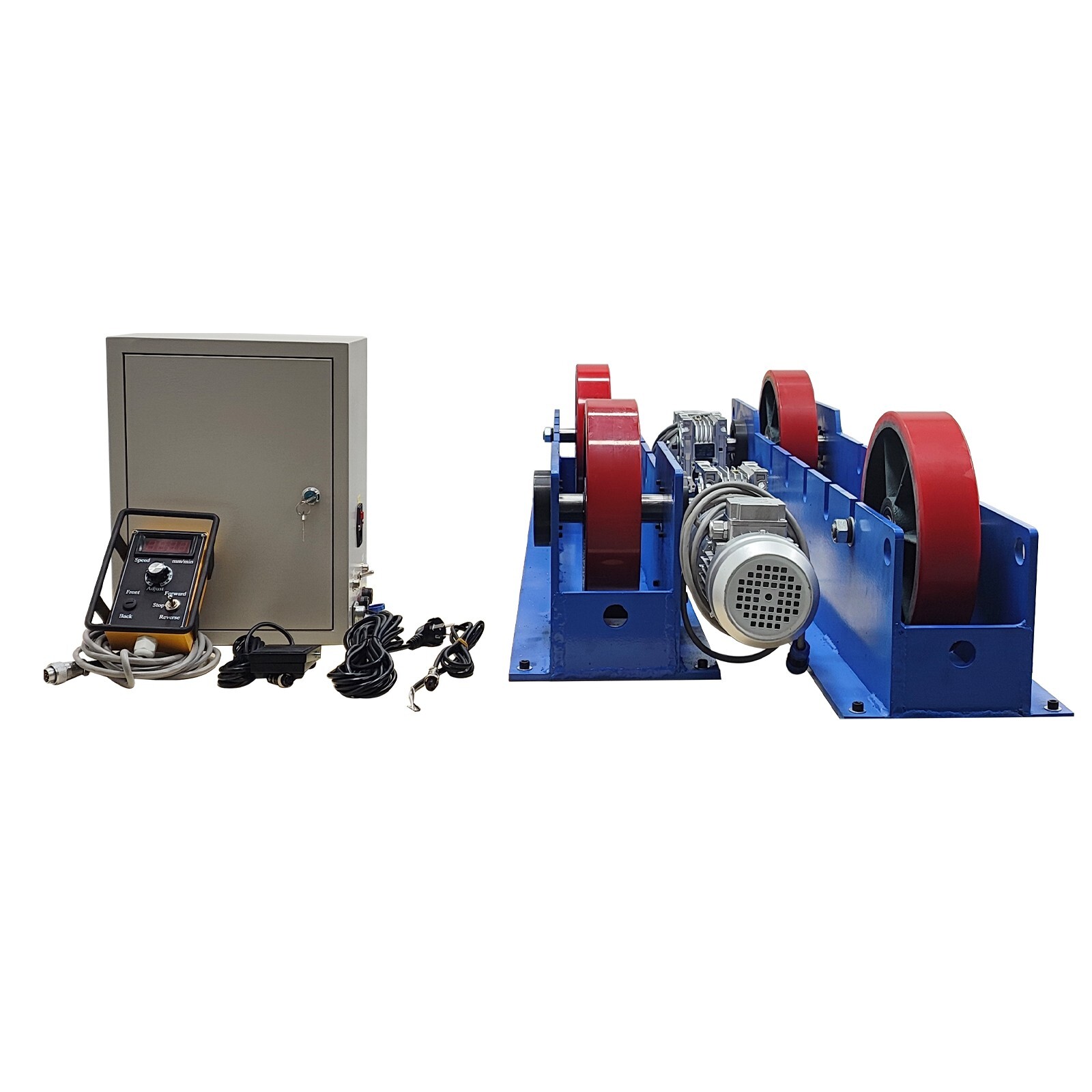 6600LB/3T Welding Positioner Rotary Tank Turning Rolls Linkage Roller Dual Motor