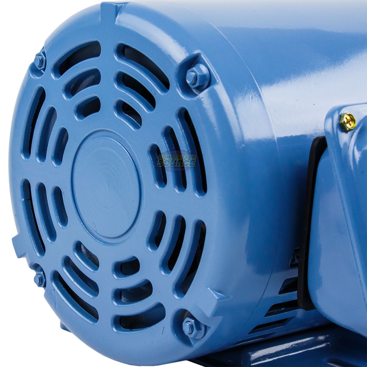 1.5 HP 3 Phase Electric Motor 1800 RPM 145T Frame ODP Open Drip Proof 230/460V