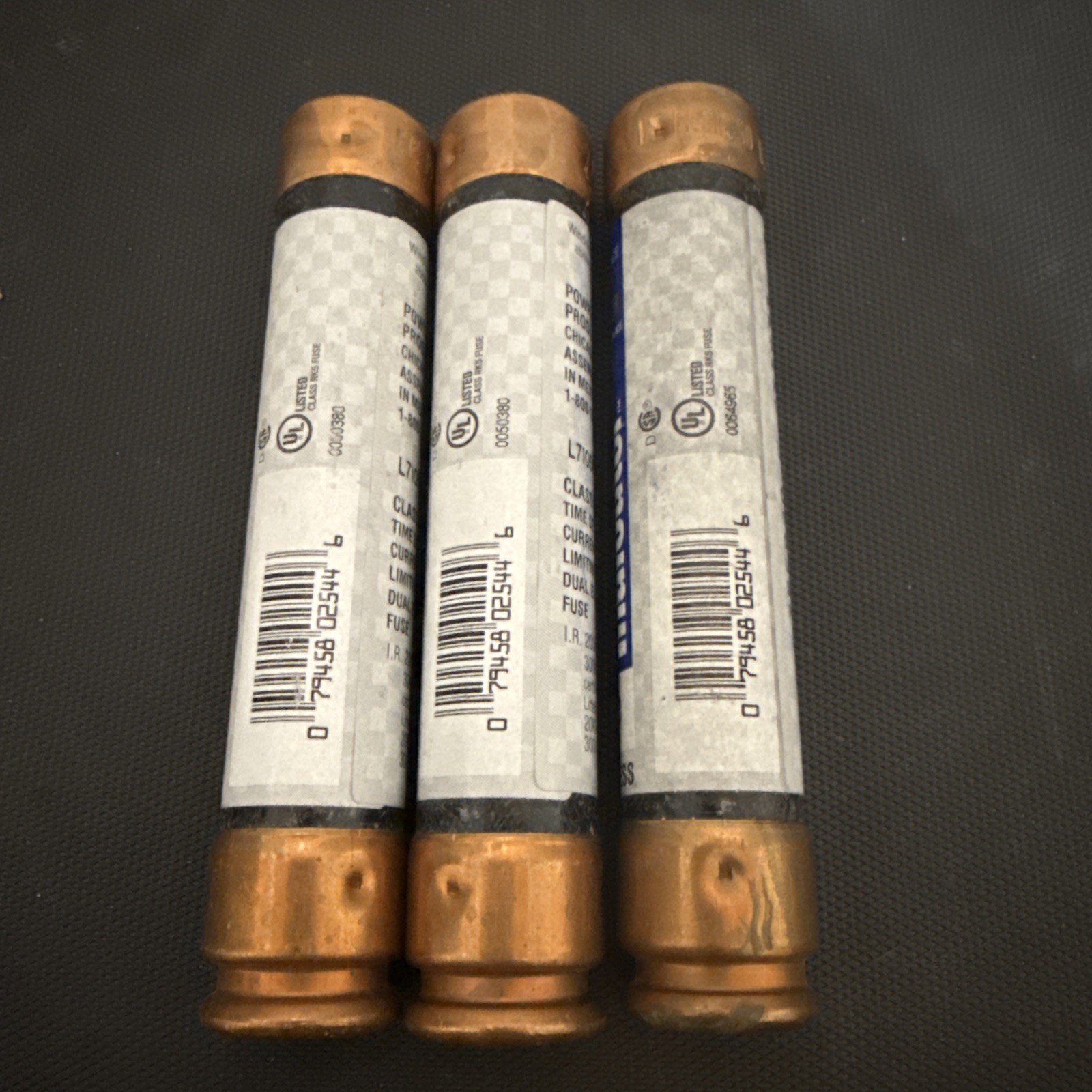Lot of 3 – FLSR50ID Littelfuse 50 Amp Fuse Class RK5 600VAC – New Old Stock