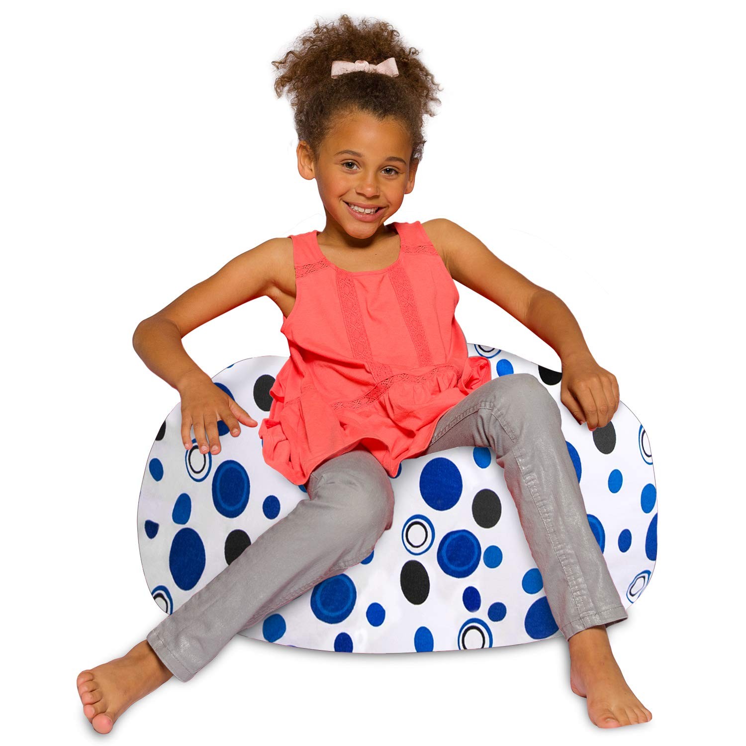 Posh Creations Bean Bag Chair For Kids Teens And Adults Includes Removable And