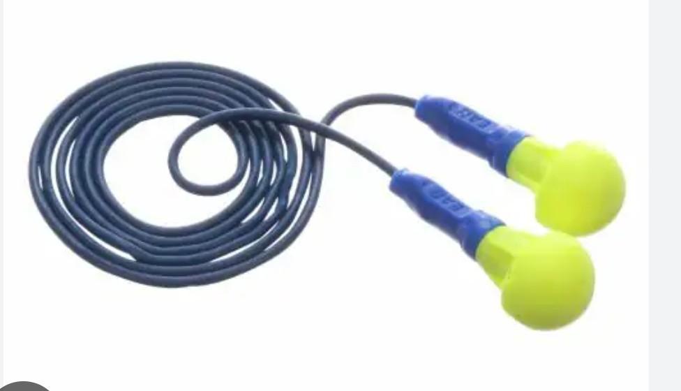 3M Push-Ins Earplugs 318-3000 Corded PolyBag 200 Pairs